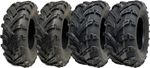 25x10.00-12 & 25x8.00-12 ATV Quad Tyres 6ply P377 E Marked Road Legal (Set of 4)