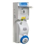 Europa 16 Amp  Interlocked Switched RCD Socket  16A 2 Pole +E  2P+E 230V IP65