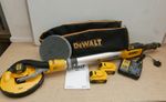 DeWalt DCE800P2 DCE800 18V 225mm 9" drywall sander + carrying case 2 X 5 ah kit