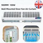 Wall Mounted Door Fan Air Curtain 1600m³/h Airflow 2-Speed For Commercial/Home