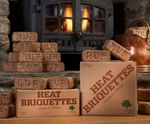  Eco Heat Log Briquettes –Ultra Dry Heat Logs - Up to 4hr Burn Time - Clean Burn