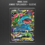 Jumbo Toploader for Oversize Pokémon cards - PREMIUM CUSTOM - FIT BOX TOPPERS