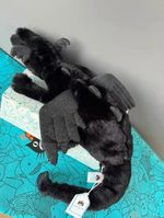 JellyCat Black Dragon 50CM Premium Plush Doll Toy Gift Collectors Tag + Dust Bag
