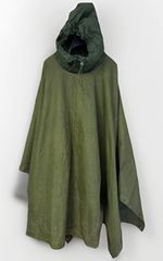 British Army 58 Pattern Olive Poncho Grade 2 (replaced or missing drawstring)