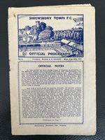 25.8.1947. Shrewsbury Town v Denaby (Midland League).
