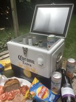 Official Corona Strong Aluminium Retro Cooler Ice Box New Original Packaging