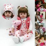 Realistic Reborn Baby Dolls Newborn Doll Vinyl Silicone Real Girl Handmade Gift