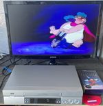 JVC HR-J695EK VHS VCR Player Recorder Hi-Fi Stereo NICAM PAL NTSC Tested Working