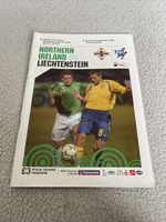 Northern Ireland V Liechtenstein EURO 2008 Qualifier Official Match Programme