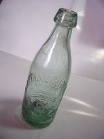 GENUINE VICTORIAN BOTTLE-PALE GREEN-GARTH&SCHOFIELD- ASHTON-FREE PP- 7