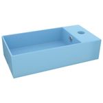 Bathroom Sink with Overflow Ceramic Vanity Vessel Sink Multi Colours vidaXL