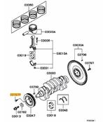 Bolt Crankshaft Evo 4-9