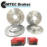 AUDI A1 1.0 1.2 1.4 1.6 10- FRONT REAR BRAKE DISCS PADS 288mm 230mm PR:1ZC,1KT