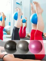 9-Inch Pilates Ball – Mini Yoga & Core Training Fitness Ball with Inflation -UK
