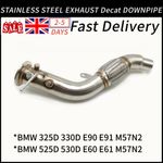EXHAUST SPORTS DOWNPIPE FOR BMW E90 E91 325D 330D M57N2 E60 E61 525D 530D M57 UK