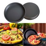 Non-Stick Bakeware Baking Tools Kitchen Tray Mold Pizza Pan Deep Dish Plate