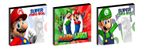 MARIO AND LUIGI b  SET OF 3 WALL ART PLAQUES/CANVAS PICTURES