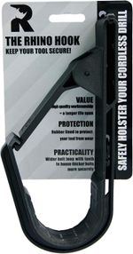 Scaffolding Rhino Hook - Drill & Wrench Tool Belt Holder with Tether Points