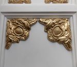 Ornate Style Decorative Corner Mouldings Resin Gold Frames Panels Wall Mouldings