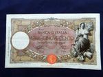 1941 Italy RARE Banknote 500 Lire VF+/BB+ Mietitrice Pick 51d