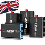 2000W 2500W 3000W 4000W Pure Sine Wave Power Inverter 12V/24V to 240V Converter