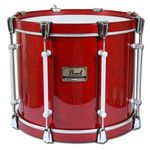 Pearl Tenor Drum Chrome Plated Hardware Sequoia Red 14'' x 12''