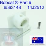 fits Bobcat Seat Lap Bar Plastic Pedal Stop Kit 743 751 753 763 773 7753 843  