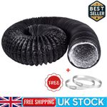 3-8inch 5M/10M Flexible Ducting Dryer Vent Pipe Aluminum Foil PVC Duct Fan Hose