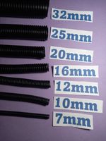 flexible conduit, UV Protected, LSZH, Cut To Size, 7mm to 32mm ,Solid, Split.