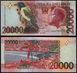 SAINT THOMAS & PRINCE 20000 DOBRAS (P67e) 2013 UNC