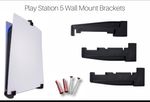 Play Station 5 Disc Edition Wall Mount Brackets