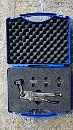 Vulkan Lokring LOKBOX Tube Piercing Pliers Tool Kit w/ Case, Hand Tool And Dies.