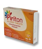 30 Piriton Antihistamine Allergy Relief Tablets  Skin/Pet/Dust mite/Food Allergy