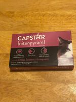 Capstar Nitenpyram 11.4mg 6 Tablets For Cats 2-25 lbs.