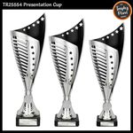 MULTISPORT CUP TROPHY - Black / Silver Sports Award Trophies, FREE ENGRAVING