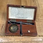 Antique De Grave Short & Co Diamond Scales Cased Balance Pennyweights 19th C