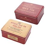 Civil Defence Man's Tin Storage Box Father's Day Gifts for Him - Choose Design