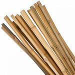 3ft-7ft Bamboo Wooden Plant Sticks Garden Plants Support Canes Strong Stick Cane
