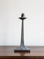 Arts & Crafts Pewter Table Lamp – Antique Style Decorative Lighting