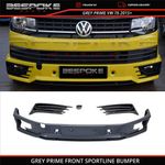 FOR VW T6 FRONT SPORTLINE TRANSPORTER BUMPER SPLITTER LIP STYLE SPOILER 2015+
