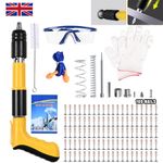 Mini Manual Steel Nail Gun Concrete Wall Fastening Tool 5 Gears Power Rivet UK