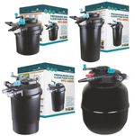 Pressurised Koi Pond Filter UV Steriliser Kits - All in One - Ponds up to 50000L