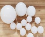 White Solid Silicone Ball Bouncing Bouncy Silica Gel Balls Diameter 1mm-160mm