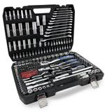 Socket & Bit Set 216pc – 1/2", 3/8", 1/4" Drive | Cr-V | Spanners & Ratchets
