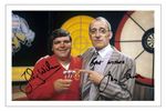 JOCKY WILSON & JIM BOWEN Signed Autograph PHOTO Gift Print DARTS Bullseye