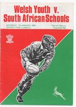Jan 84 WELSH YOUTH v SOUTH AFRICAN SCHOOLS