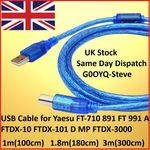 USB Cable Yaesu FT-710 FT-891 FT-991 A FTdx-10 FTdx-101 D MP FTdx-3000 WSJT-X