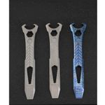 Titanium Alloy EDC Pry Bar Multi-Tool Bottle Opener Hex Wrench Outdoor Gear