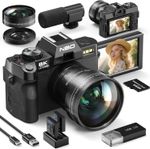 NBD S100 8K Digital Camera 64MP 16X Zoom Vlogging Camera WiFi 64GB Kit
