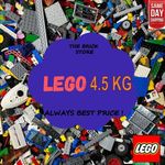LEGO 4.5 KG BUNDLE OF GENUINE LEGO PARTS UNSORTED JOB LOT BRICKS PLATES PIECES